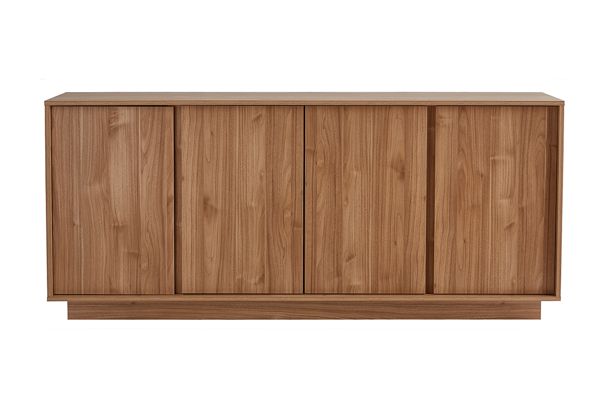 Credenza scandinava 4 ante finitura rovere L180 cm COMO