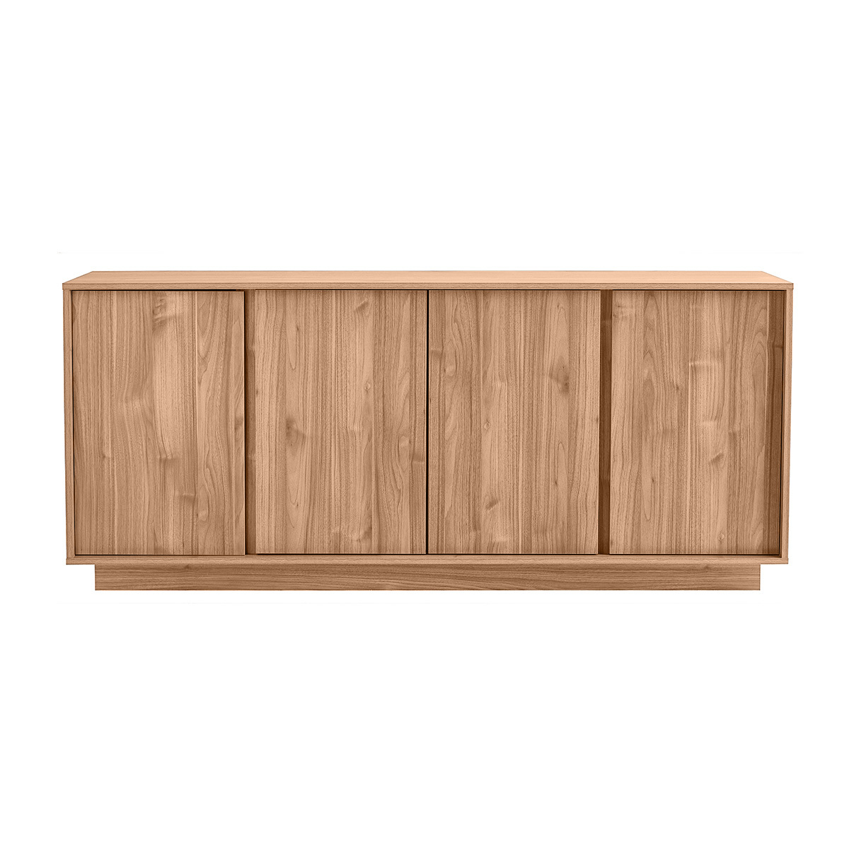 Credenza scandinava 4 ante finitura rovere L180 cm COMO