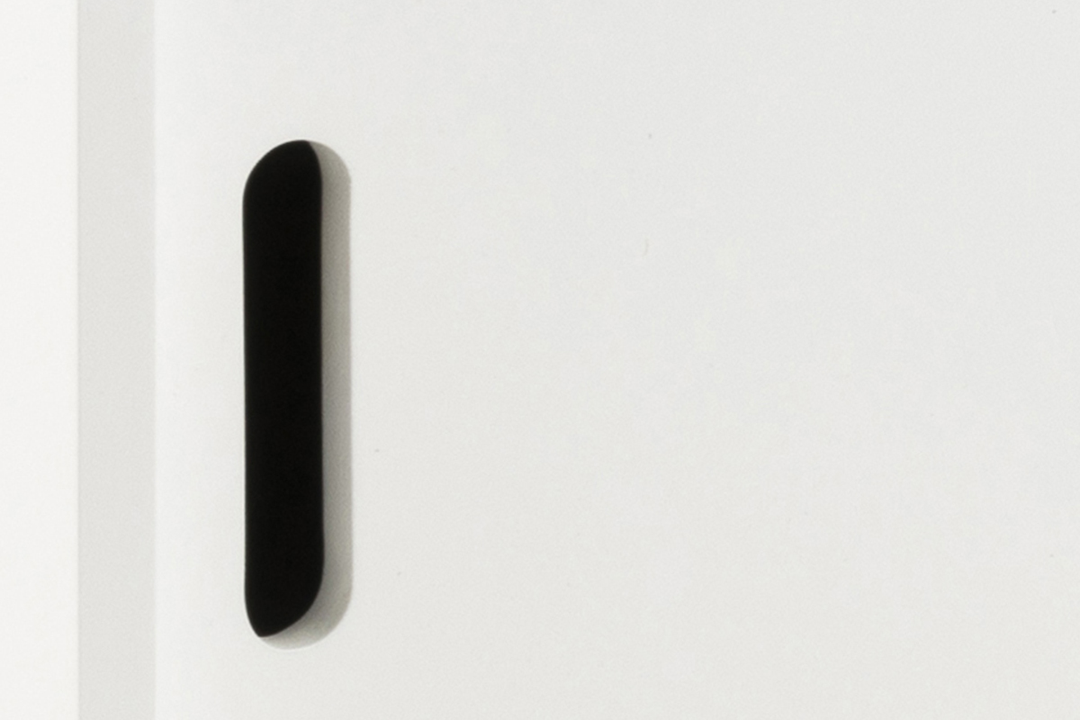 Credenza scandinava bianco opaco con ante scorrevoli SNOOP