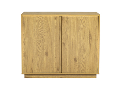 Credenza scandinava finitura legno chiaro rovere 2 ante L90 cm MILLOR