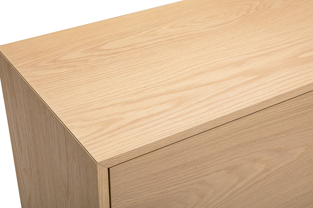 Credenza scandinava in legno chiaro 2 porte L120 cm SID