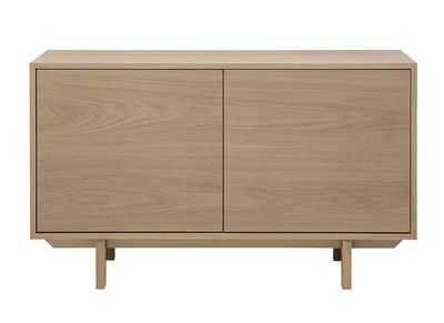 Credenza scandinava in legno chiaro 2 porte L120 cm SID