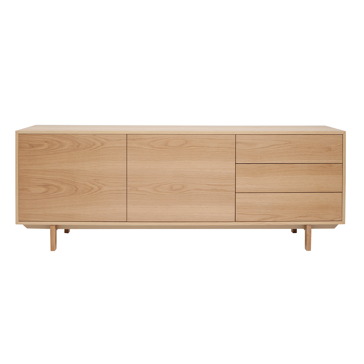 Credenza scandinava legno chiaro L195 cm SID