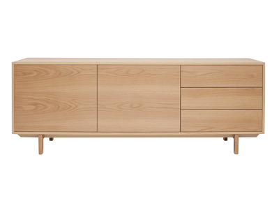 Credenza scandinava legno chiaro L195 cm SID