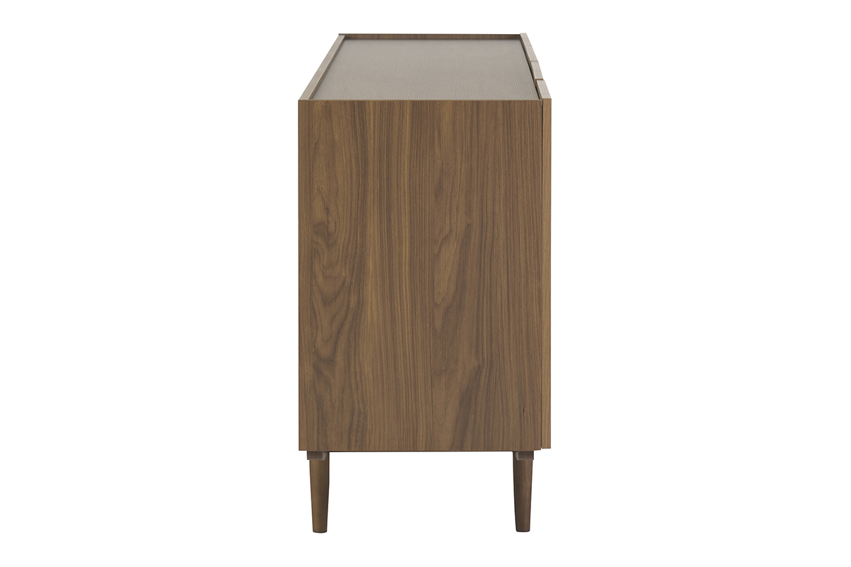 Credenza vintage 4 ante in legno scuro L180 cm SANAA