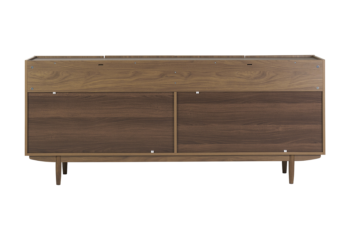 Credenza vintage 4 ante in legno scuro L180 cm SANAA