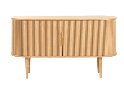 Credenza vintage in legno chiaro 2 ante scorrevoli L138 cm EPIC