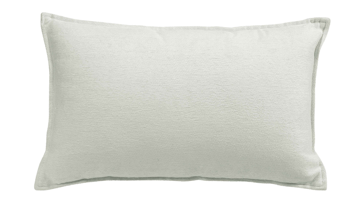 Cuscino in velluto bianco 30 x 50 cm ALOU