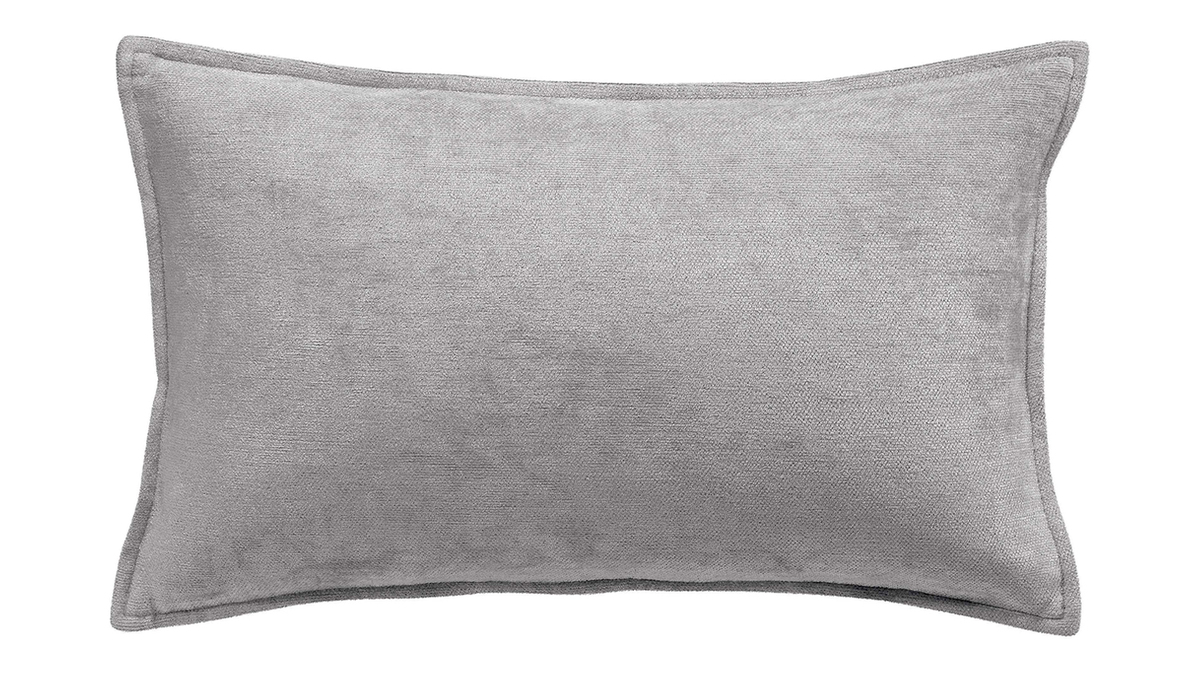 Cuscino in velluto grigio 30 x 50 cm ALOU
