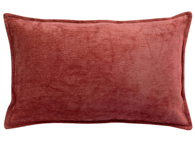 Cuscino in velluto rosso cotto provenzale 30 x 50 cm ALOU