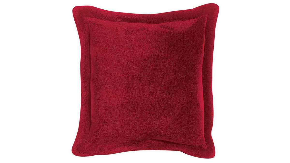 Cuscino morbido rosso 50 x 50 cm FERO
