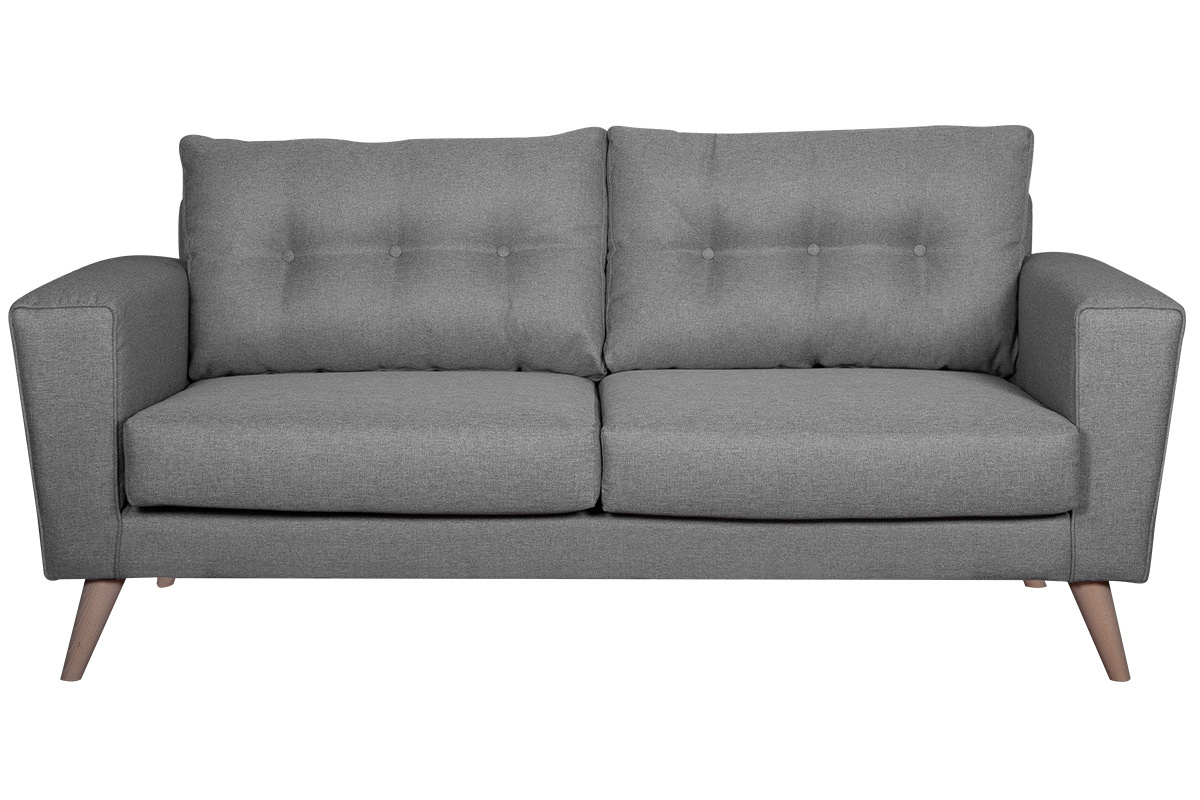 Divano 3 posti scandinavo grigio BEAUBOURG