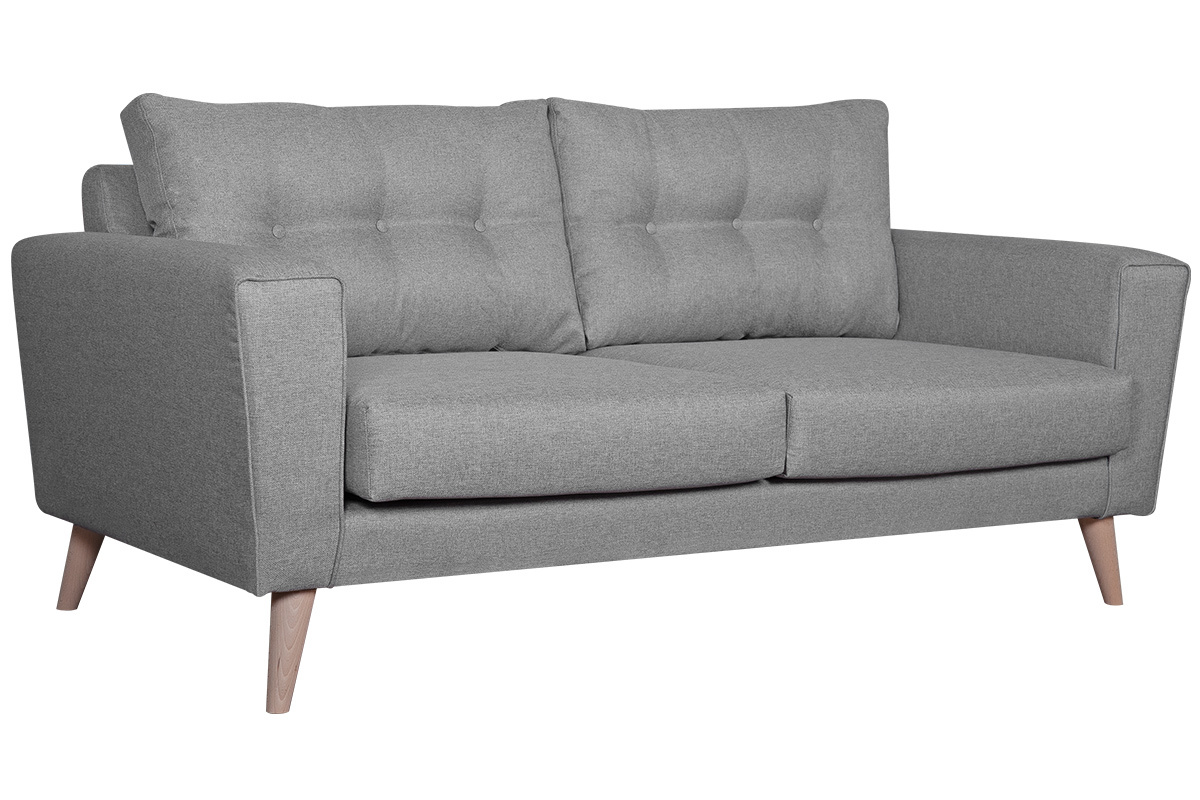 Divano 3 posti scandinavo grigio BEAUBOURG