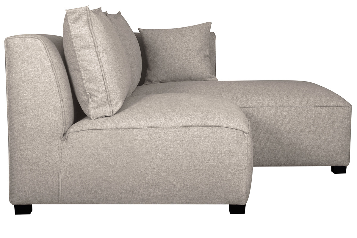 Divano angolare componibile beige 2 elementi PLURIEL