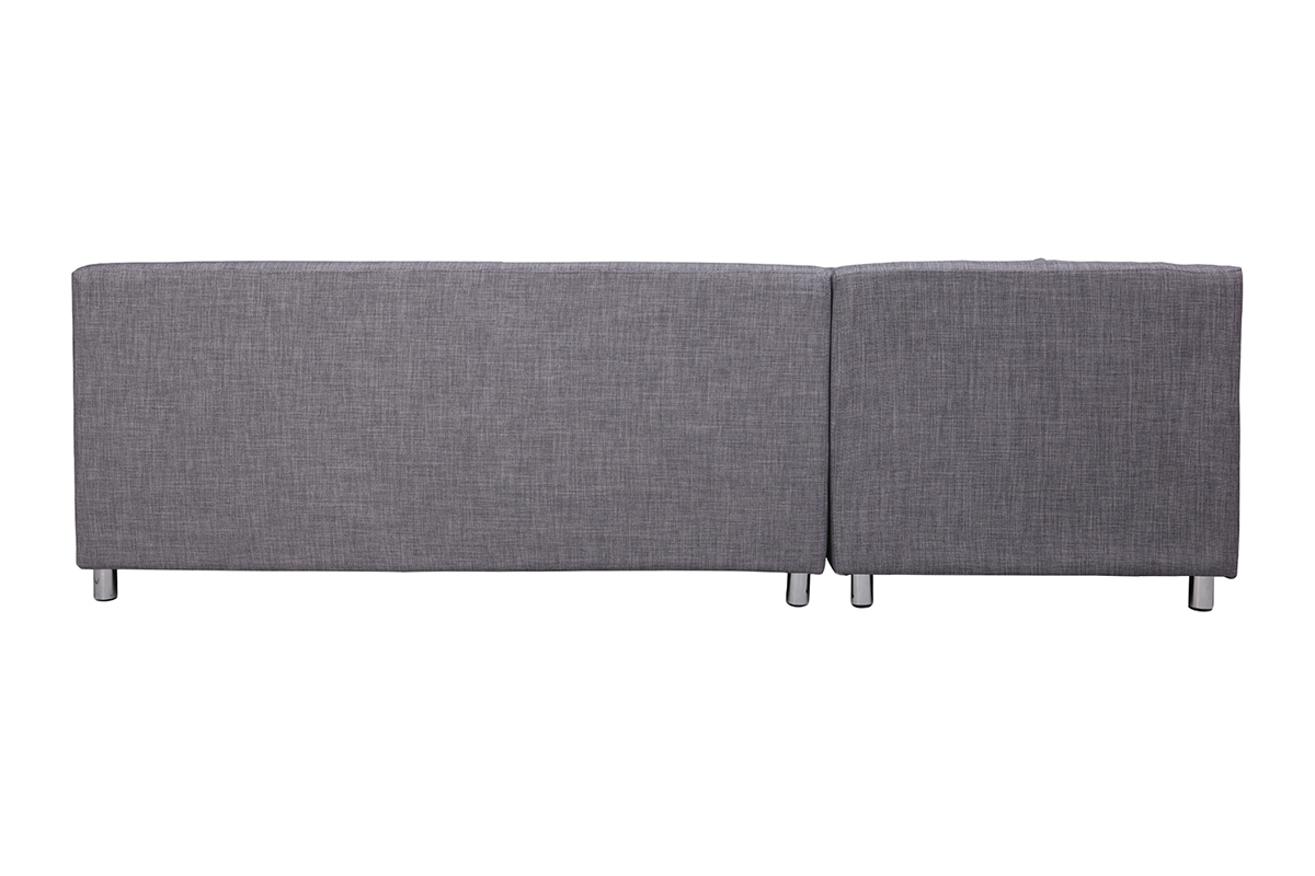 Divano angolare convertibile grigio (angolo sinistro) MIAMI