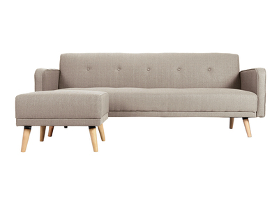 Divano angolo convertibile scandinavo naturale ULLA