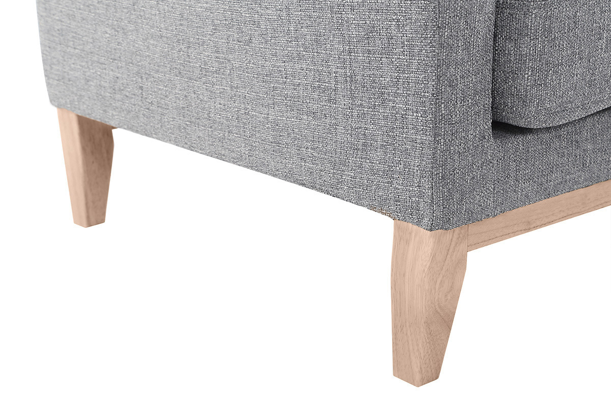Divano con angolo destro scandinavo grigio chiaro OSLO