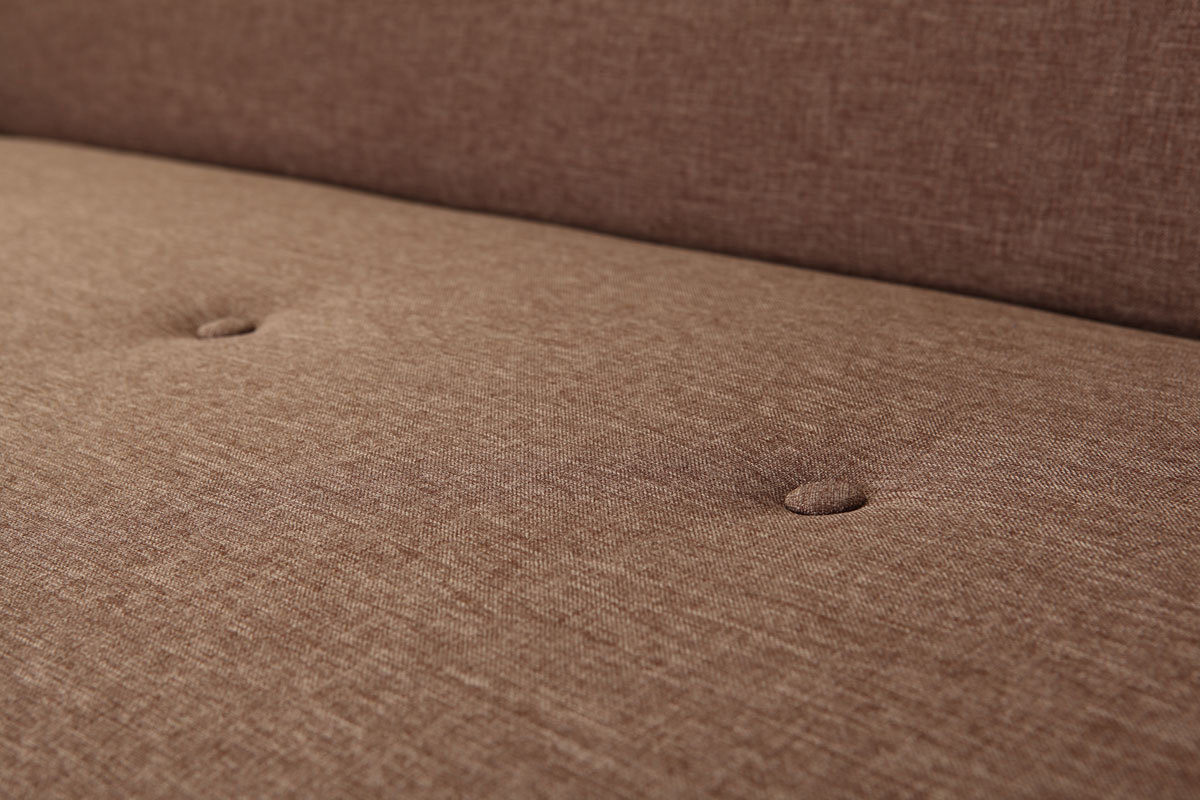Divano convertibile 3 posti design scandinavo camel ULLA
