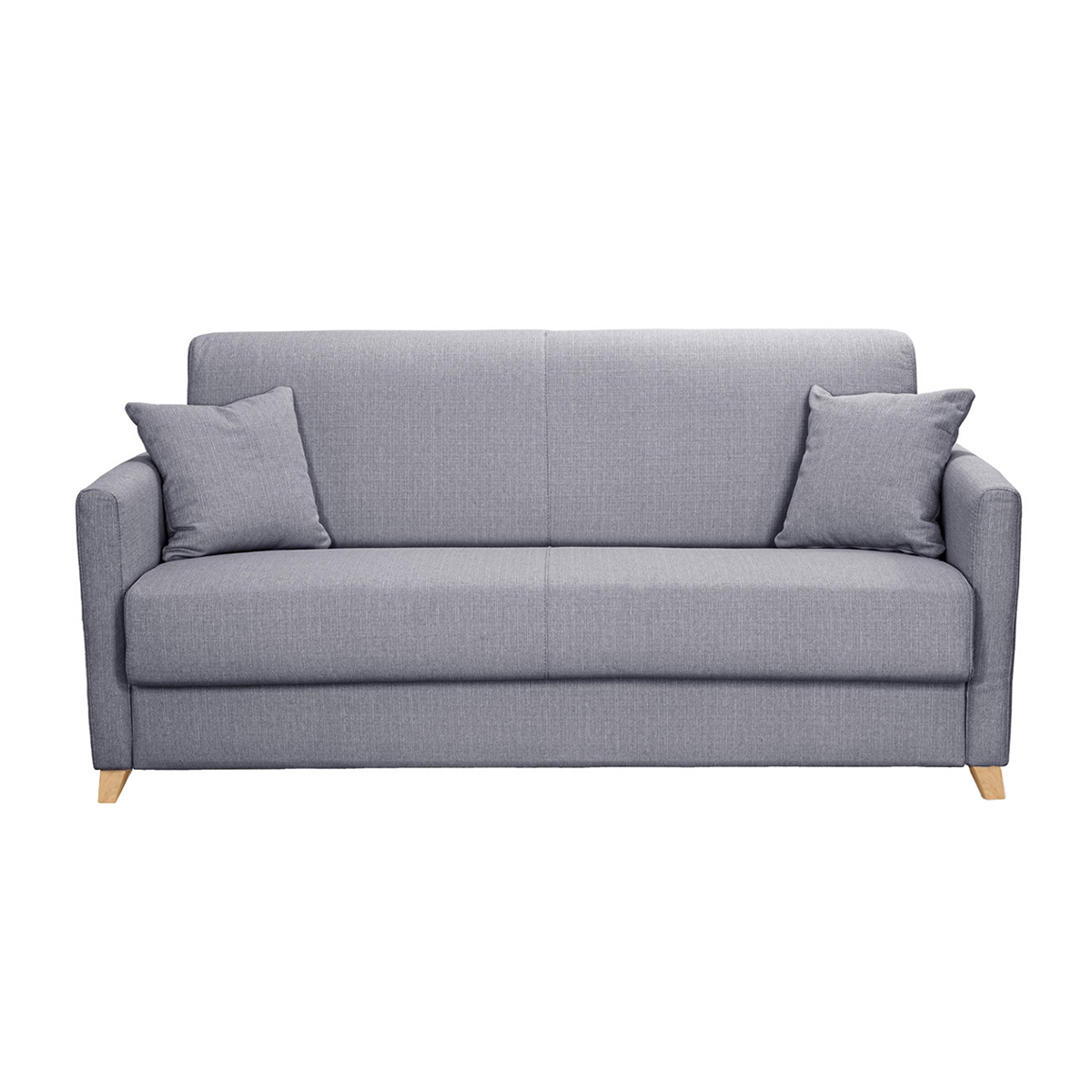 Divano convertibile 3 posti scandinavo grigio perla SKANDY