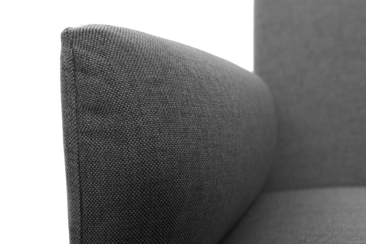 Divano convertibile design 3 posti grigio chiaro ELIN
