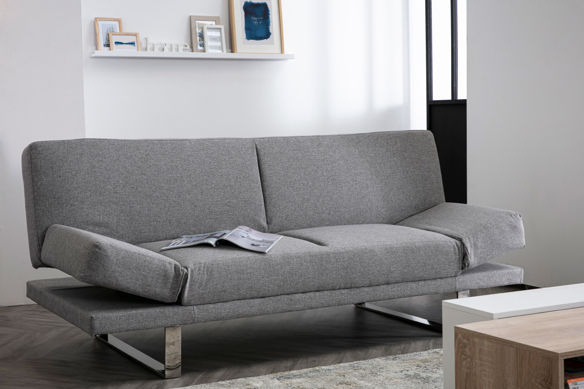 Divano convertibile design grigio ATLANTA