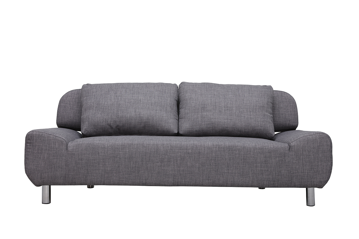 Divano convertibile design grigio chiaro TULSA