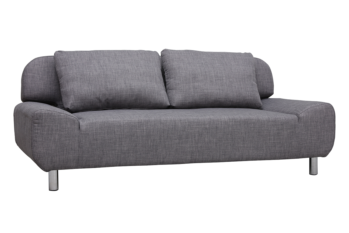 Divano convertibile design grigio chiaro TULSA