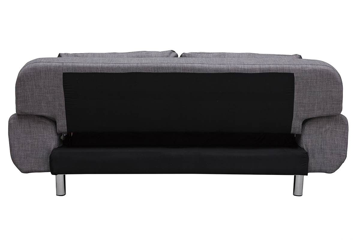 Divano convertibile design grigio chiaro TULSA