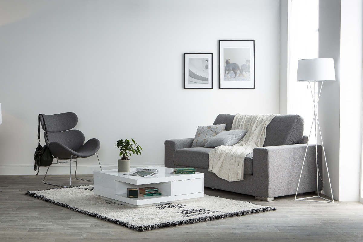 Divano convertibile design grigio RAPIDO HAMILTON