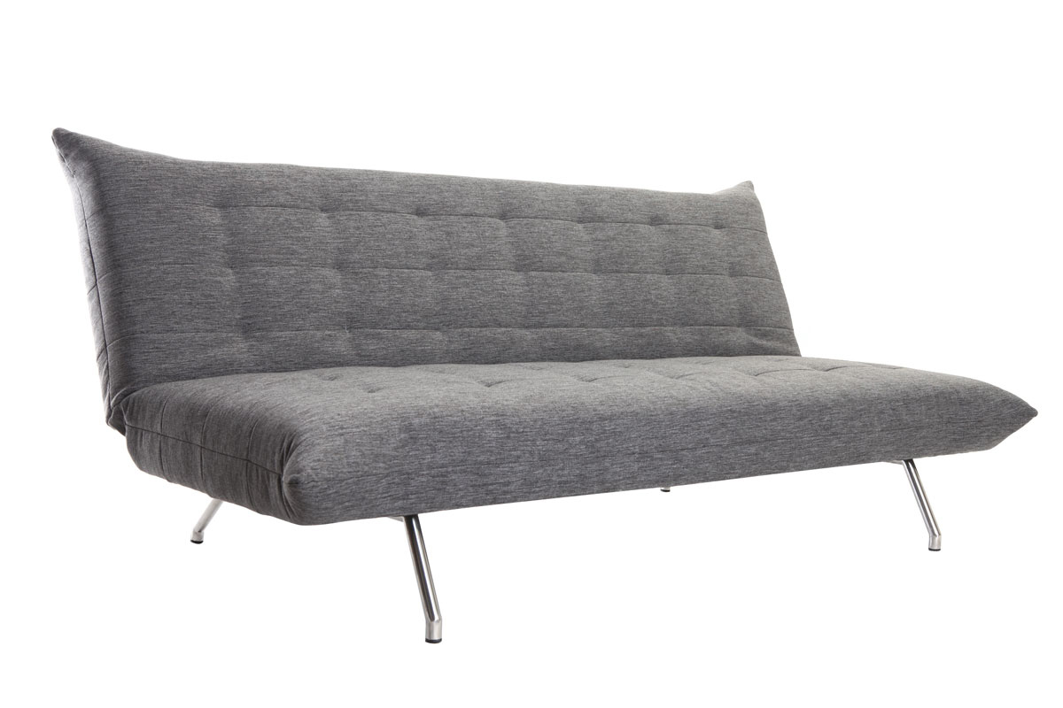 Divano convertibile design grigio scuro OVE