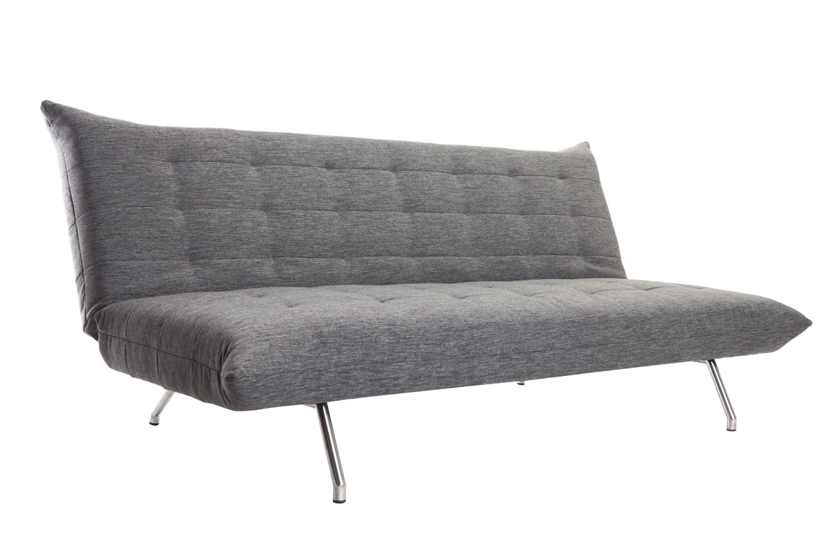 Divano convertibile design grigio scuro OVE