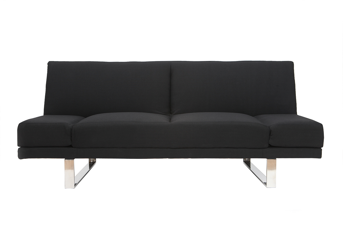 Divano convertibile design nero ATLANTA