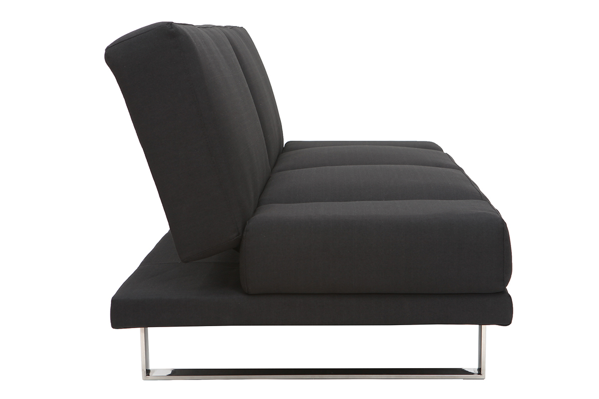 Divano convertibile design nero ATLANTA