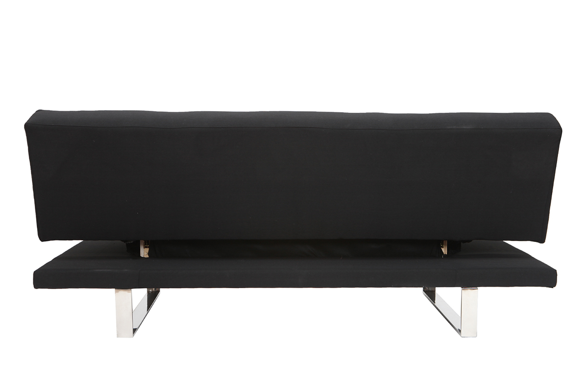 Divano convertibile design nero ATLANTA