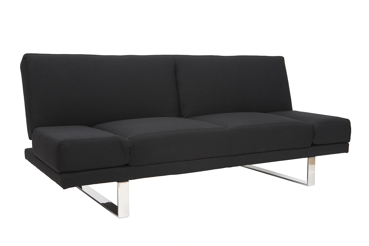 Divano convertibile design nero ATLANTA