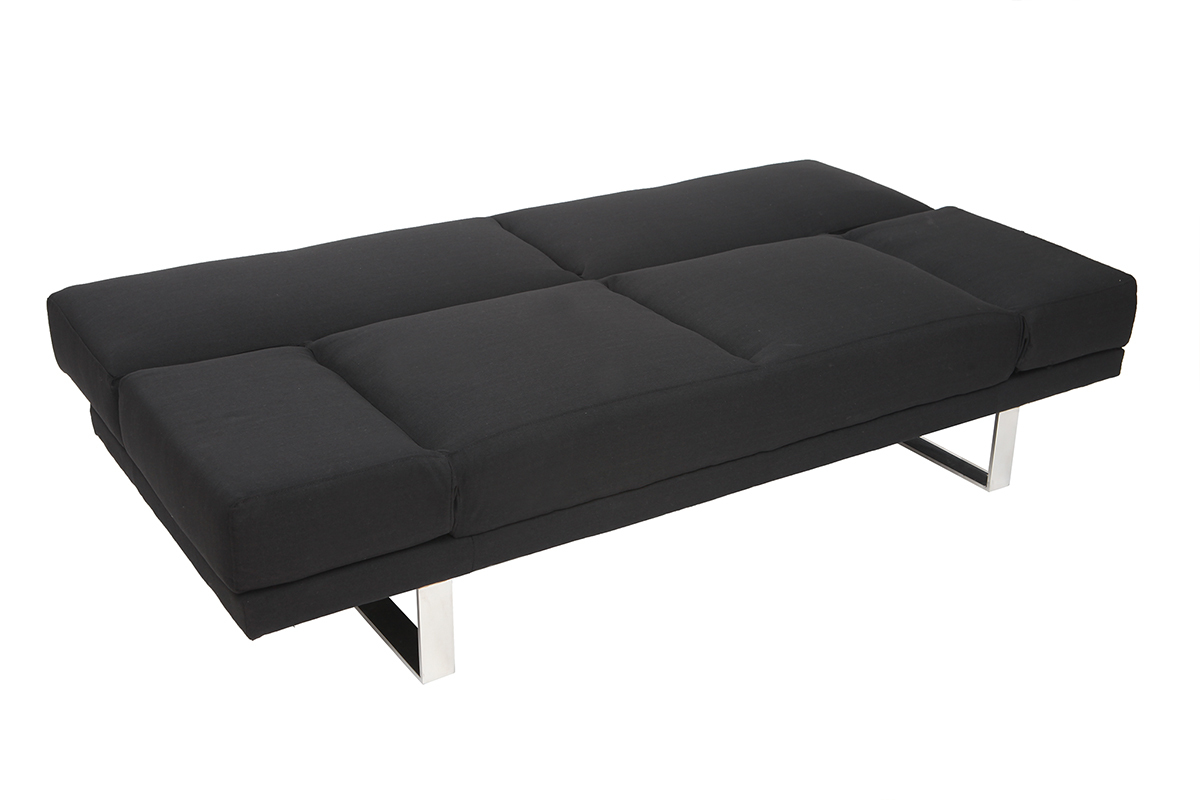 Divano convertibile design nero ATLANTA
