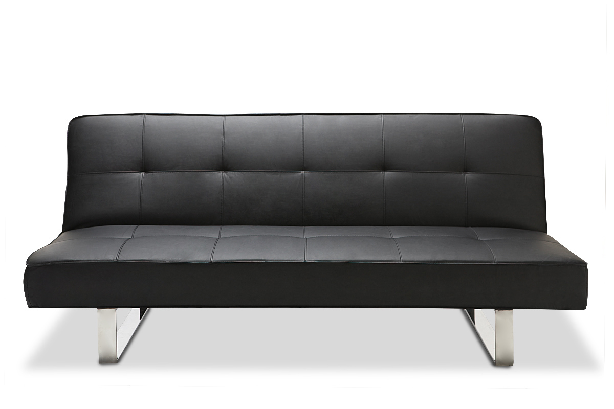 Divano convertibile design nero CHARLESTON