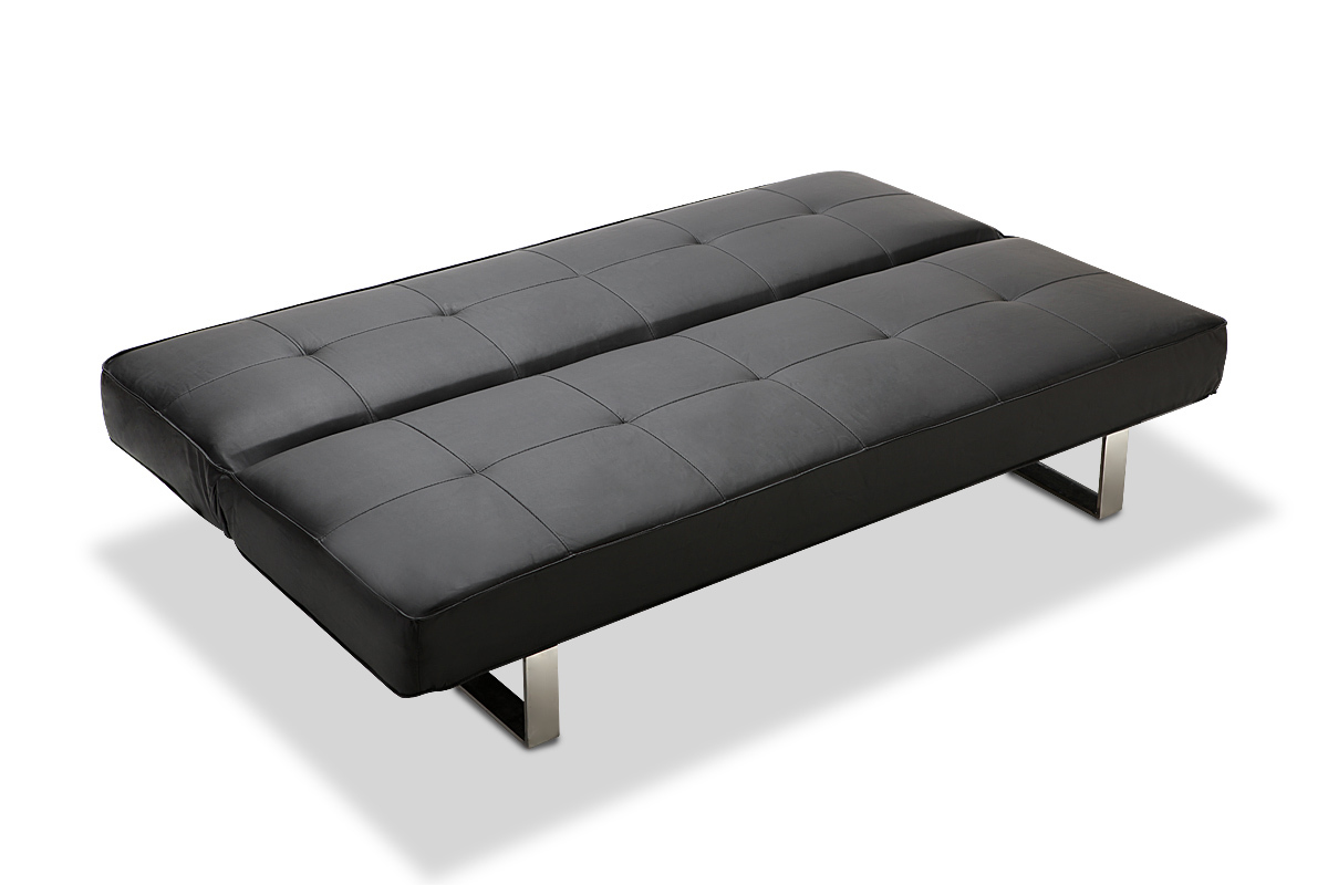 Divano convertibile design nero CHARLESTON