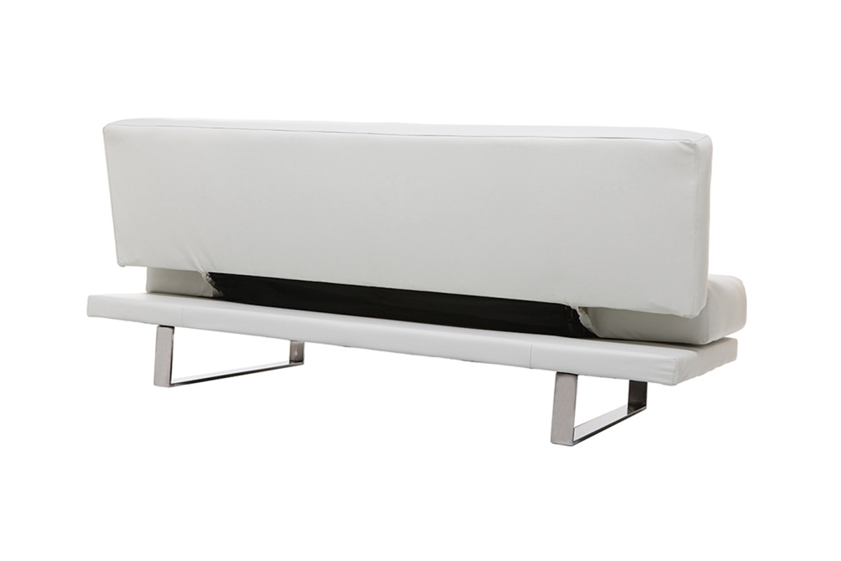 Divano convertibile design PU bianco ATLANTA