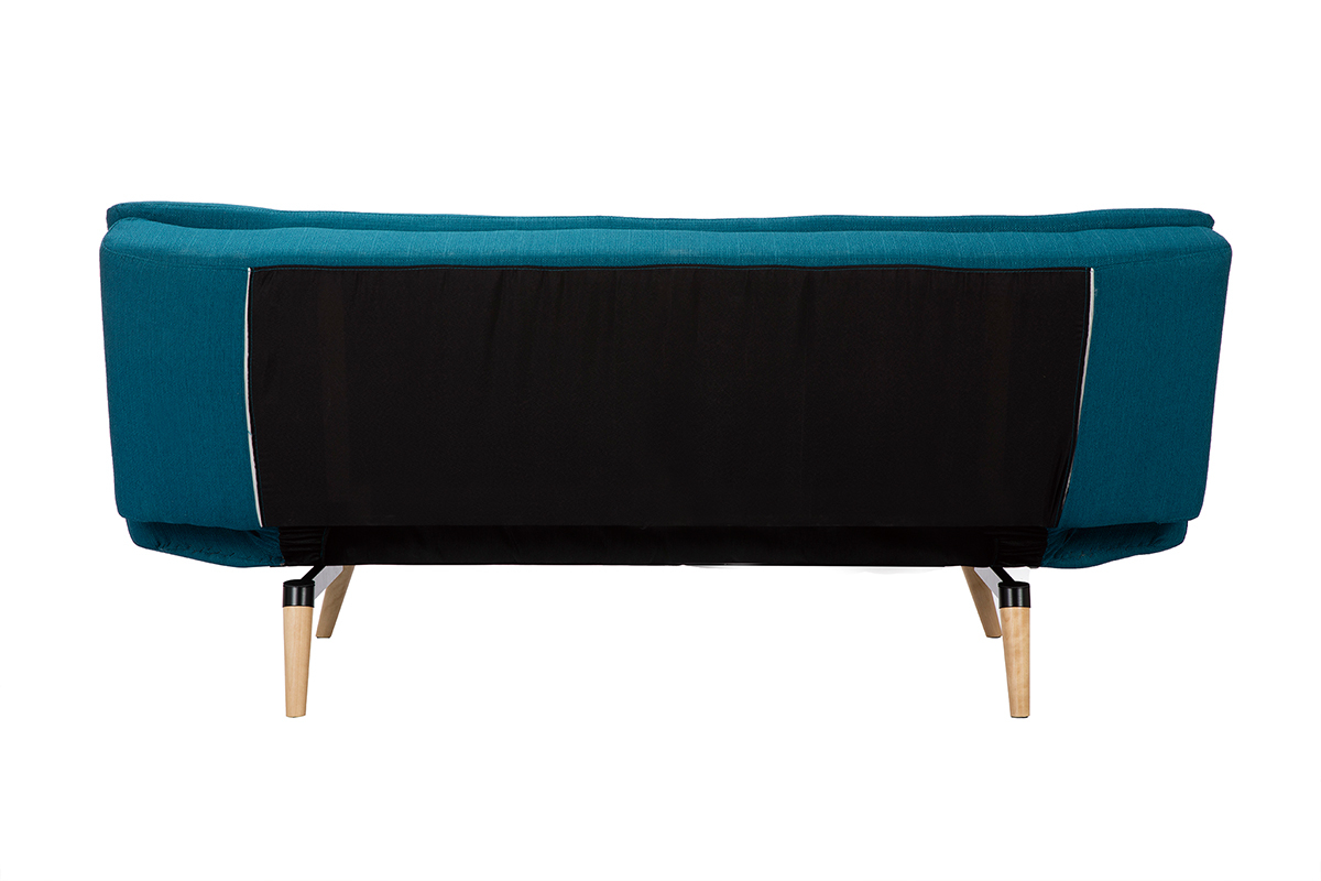 Divano convertibile design scandinavo 3 posti blu anatra SENSO