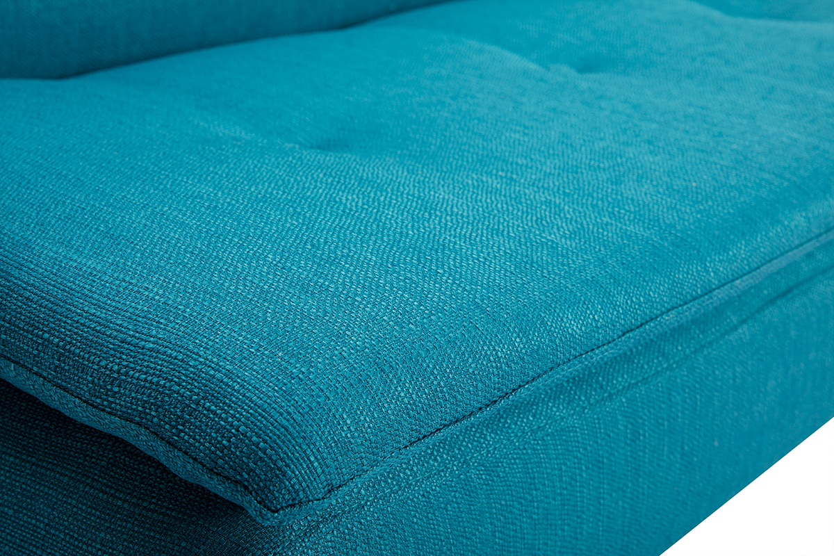 Divano convertibile design scandinavo 3 posti blu anatra SENSO