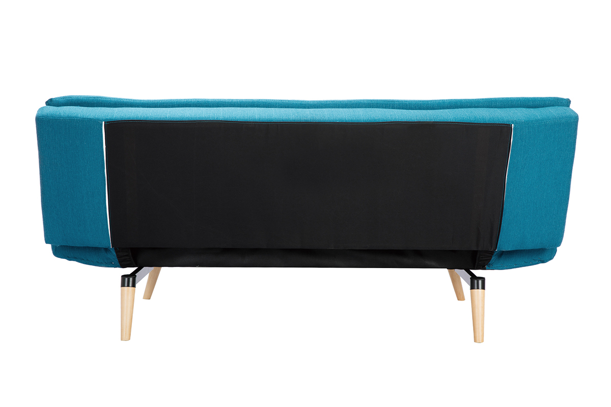 Divano convertibile design scandinavo 3 posti blu anatra SENSO