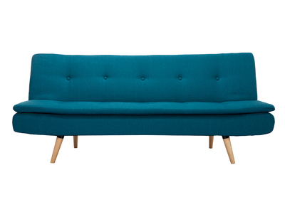 Divano convertibile design scandinavo 3 posti blu anatra SENSO