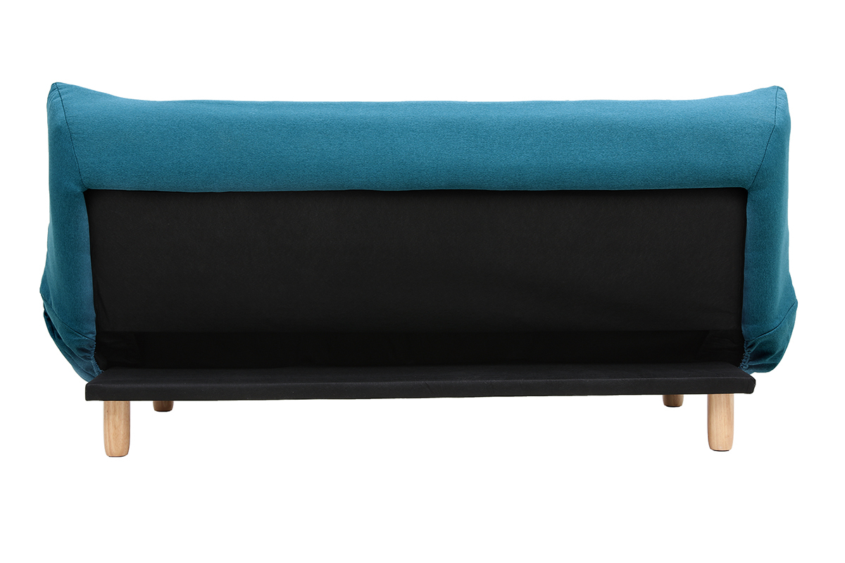 Divano convertibile design scandinavo blu anatra YUMI
