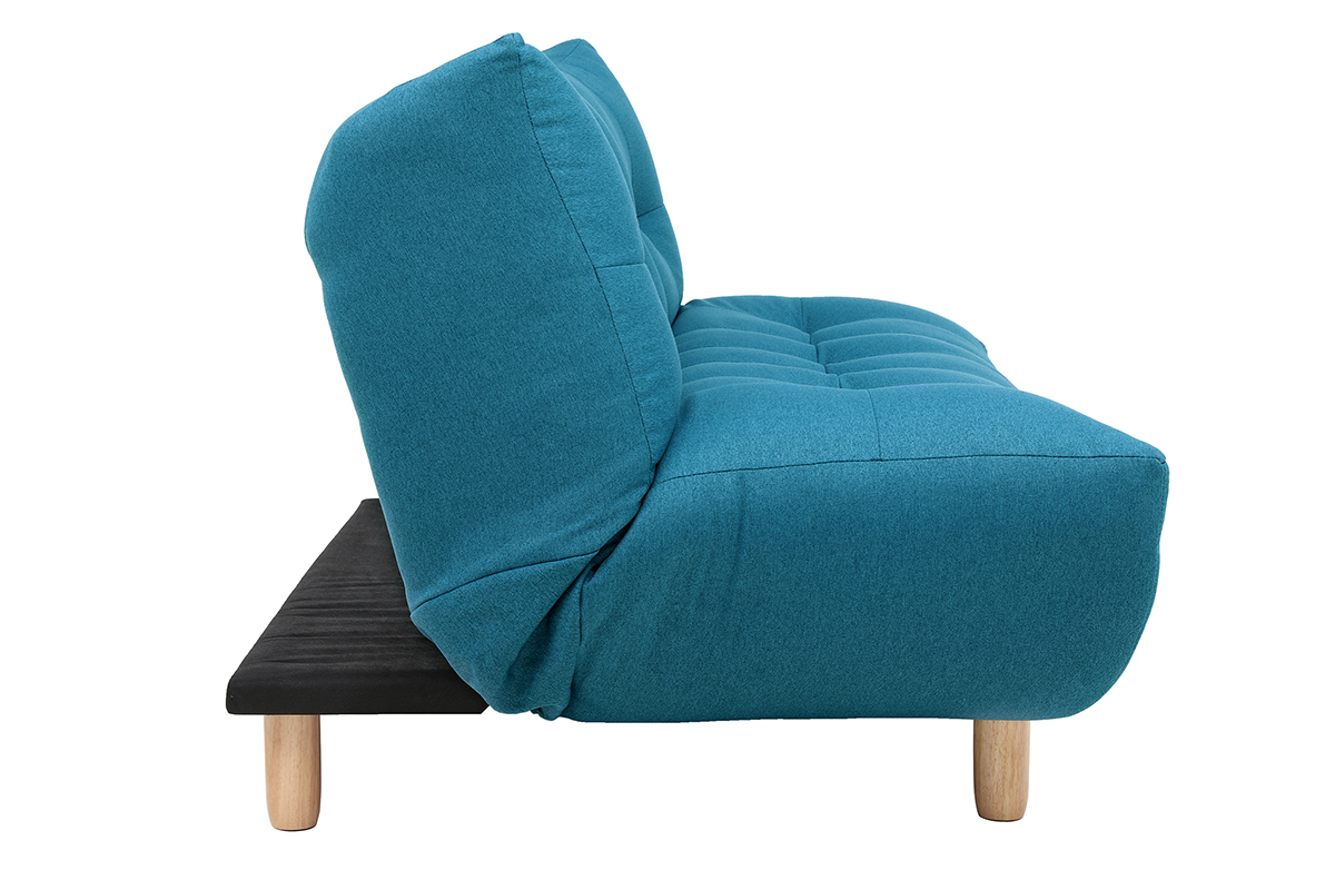 Divano convertibile design scandinavo blu anatra YUMI