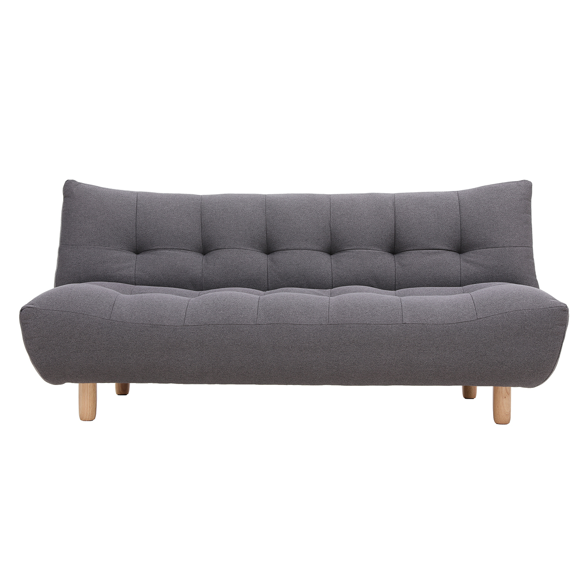 Divano convertibile design scandinavo grigio scuro YUMI