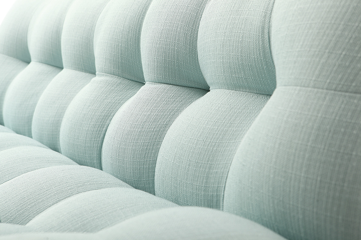 Divano convertibile design scandinavo verde acqua YUMI