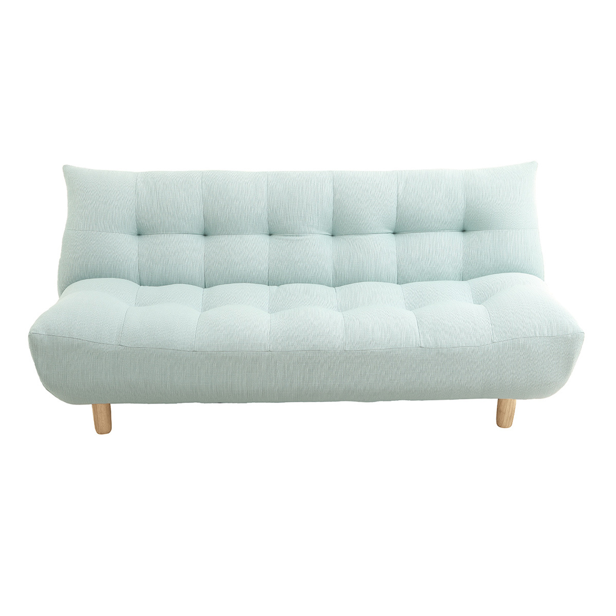 Divano convertibile design scandinavo verde acqua YUMI