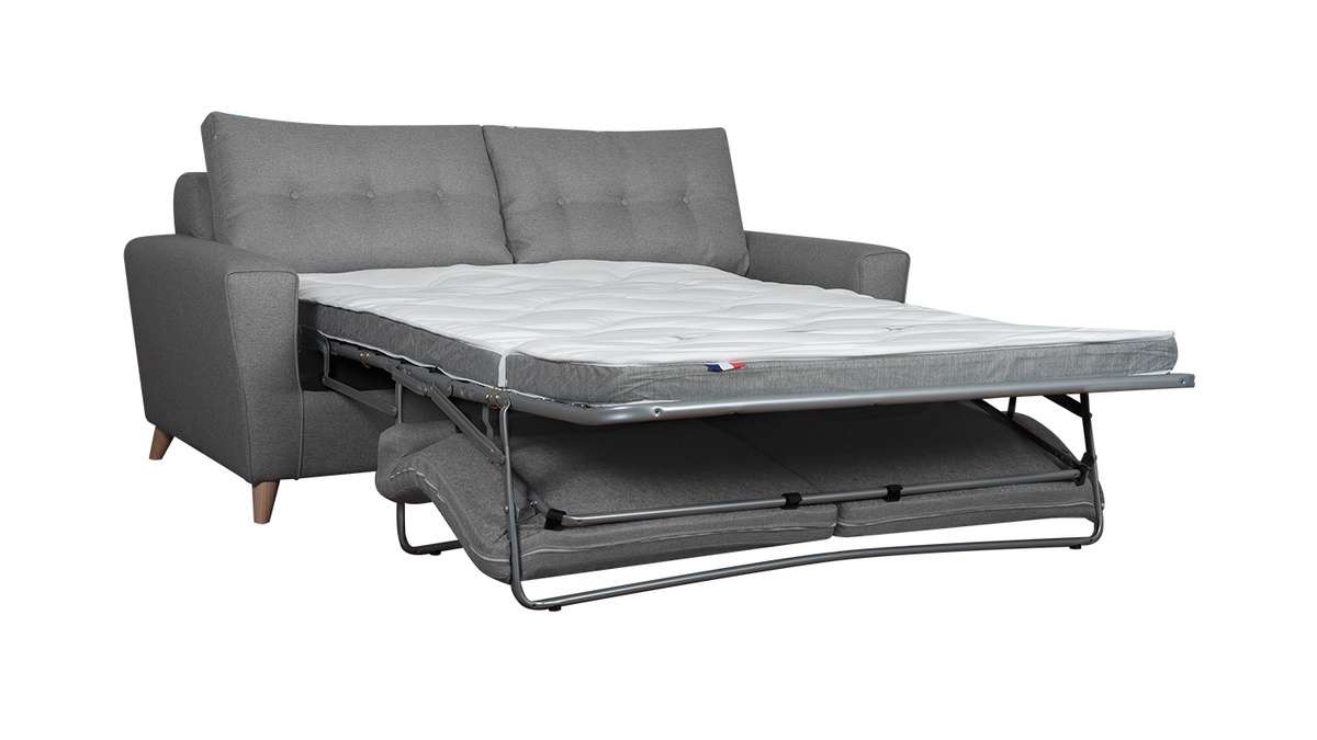 Divano convertibile scandinavo grigio BEAUBOURG