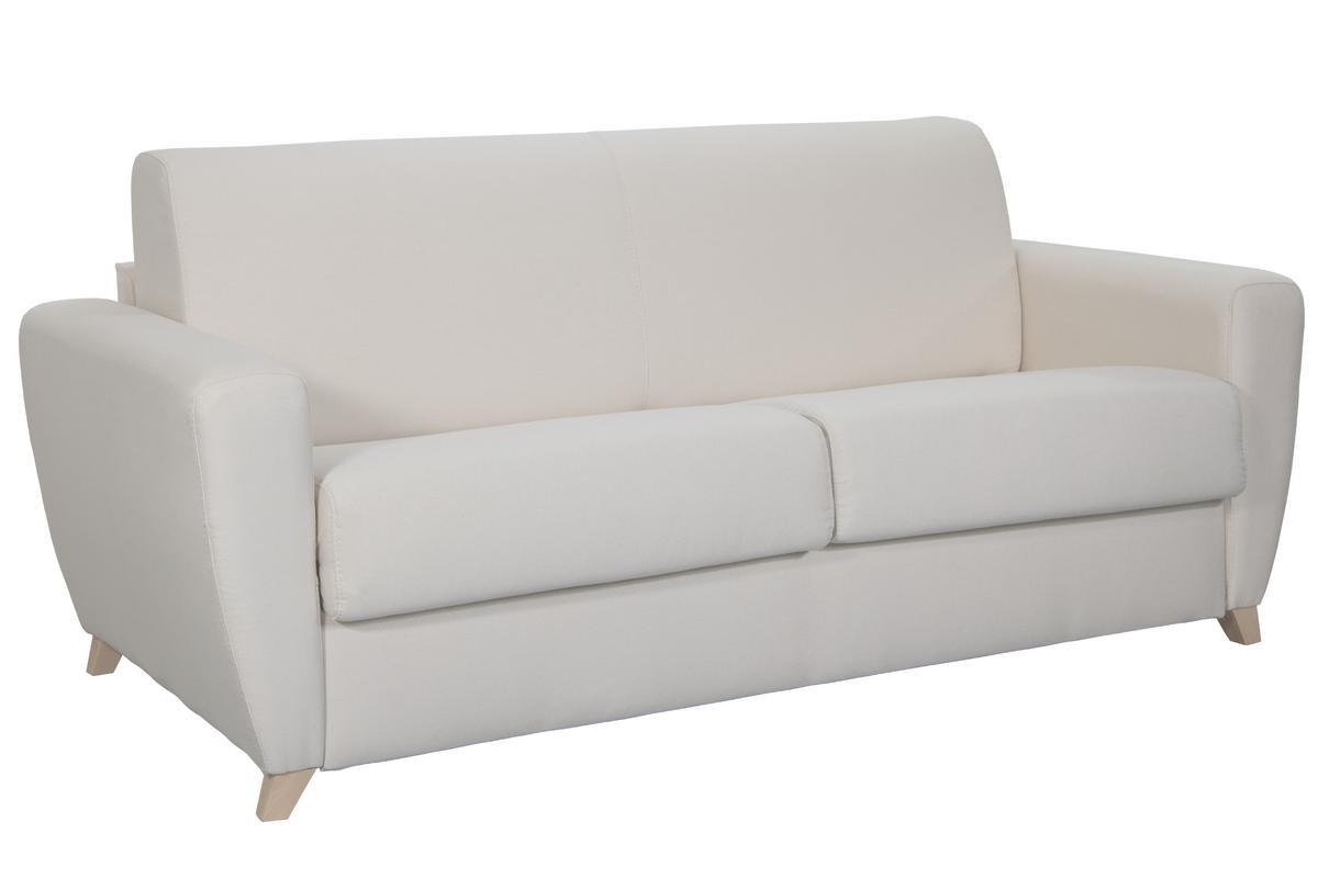 Divano convertibile scandinavo naturale e legno GRAHAM